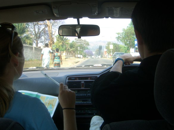 Driving out of Blantyre