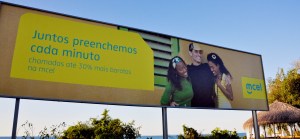 Billboard in Mozambique